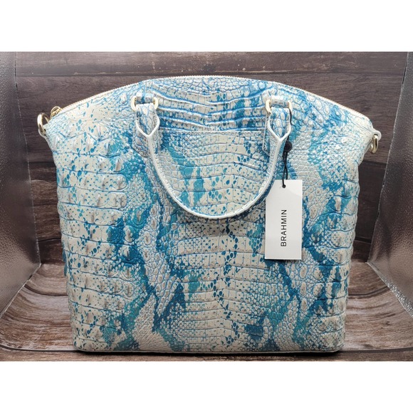 NWT Brahmin large Duxbury Mesmerized Melbourne satchel - Picture 7 of 9